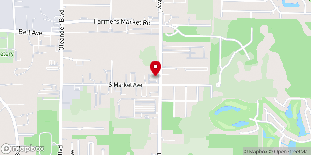 Map showing location of The Salvation Army Service Center & Thrift Store