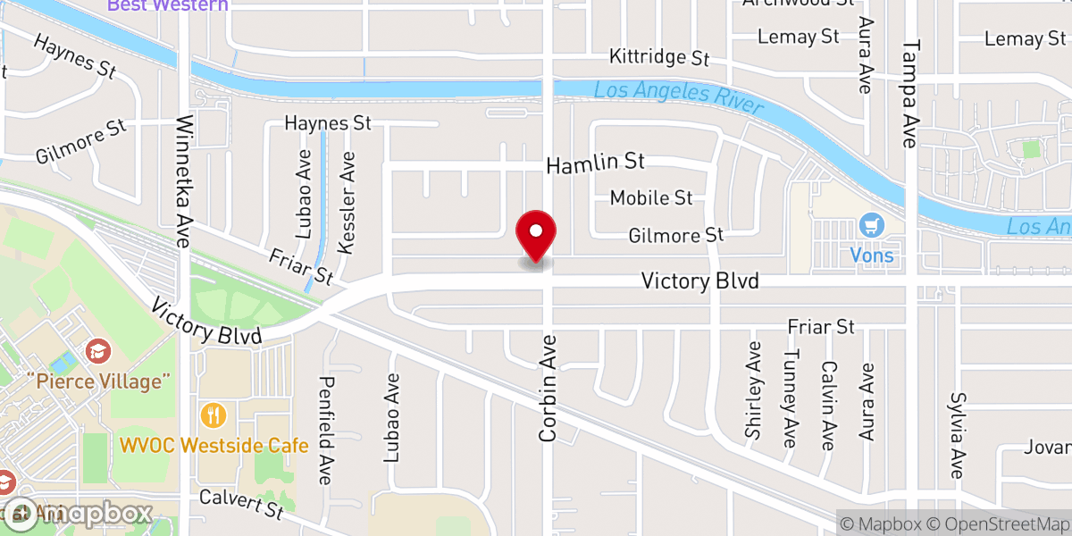 Map showing location of Mision Casa De Dios