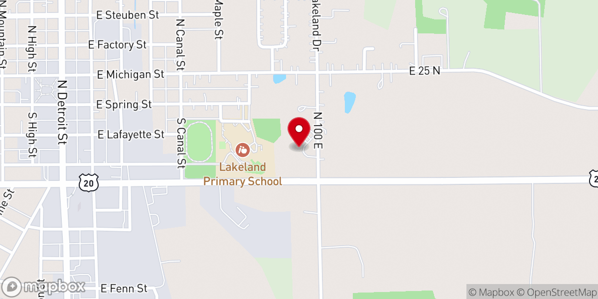 Map showing location of St Joseph Catholic Church
