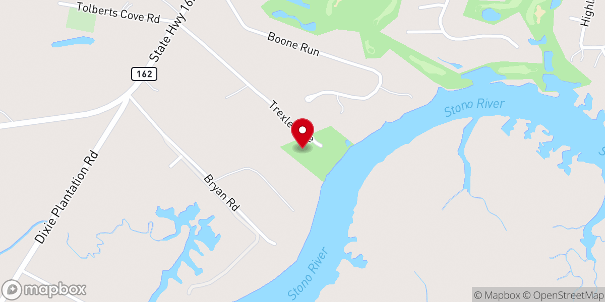 Map showing location of Old Wide Awake Park