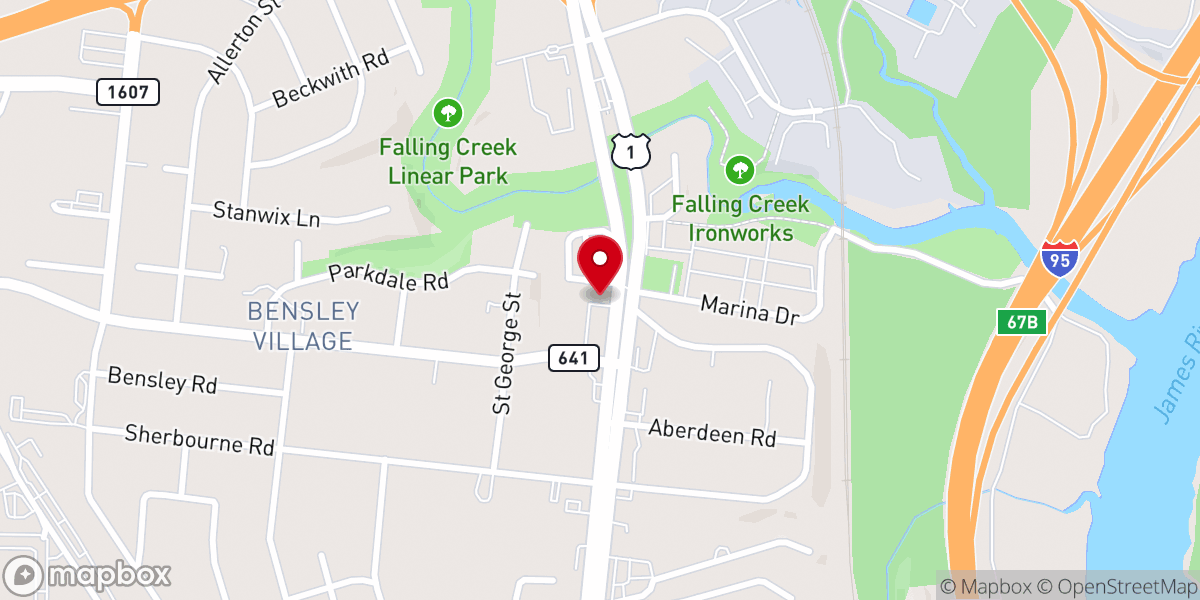 Map showing location of New Testament Christian Church