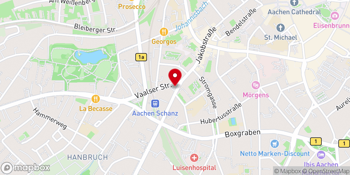 Map showing location of Polnische Katholische Mission St. Jakobus