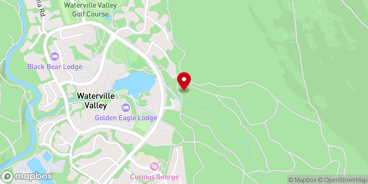 Map showing location of Waterville Valley