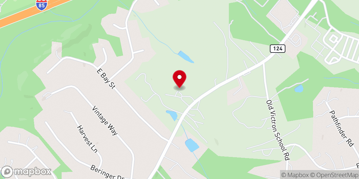 Map showing location of Crossview Church