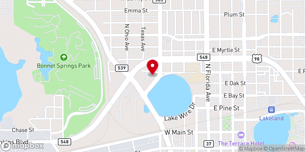 Map showing location of The Florida Conference of The United Methodist Church