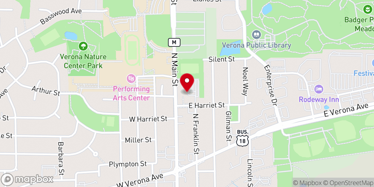 Map showing location of Saint Andrew Church