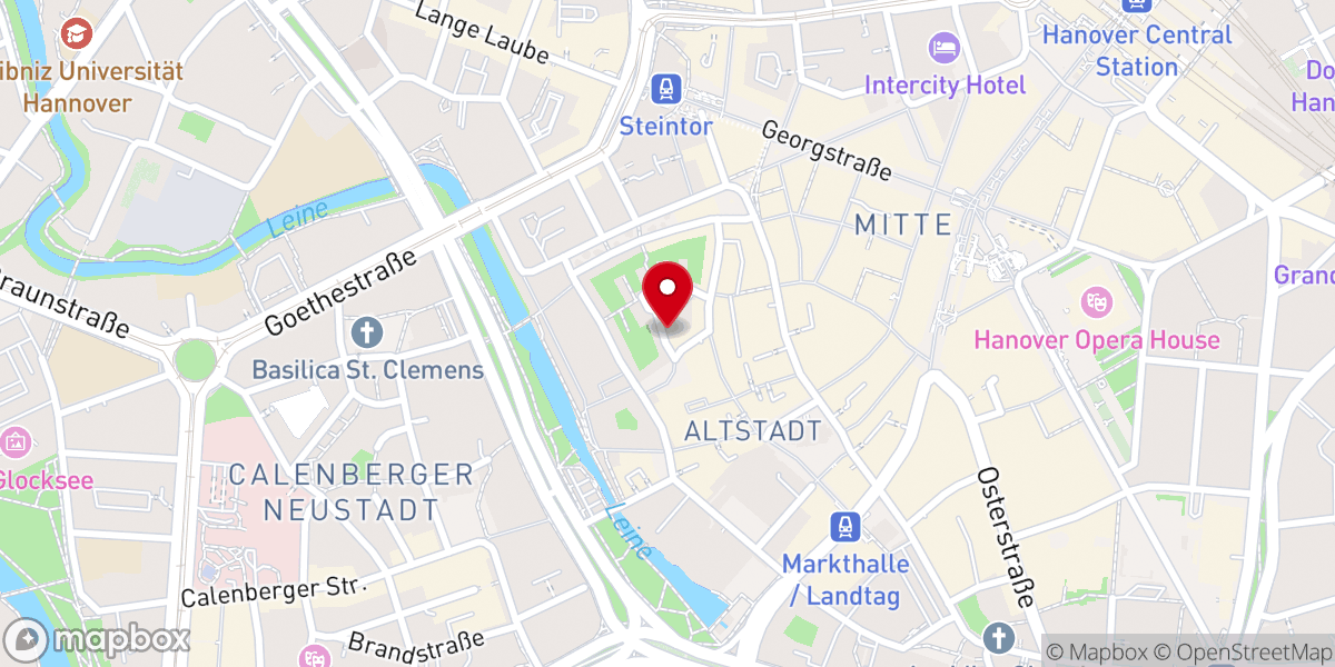 Map showing location of Gemeindehaus Kreuzkirche Hannover