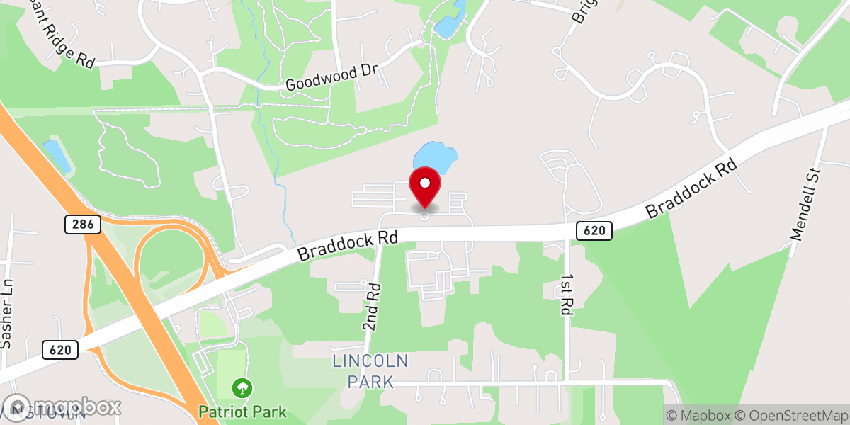 Map showing location of Expectation Church