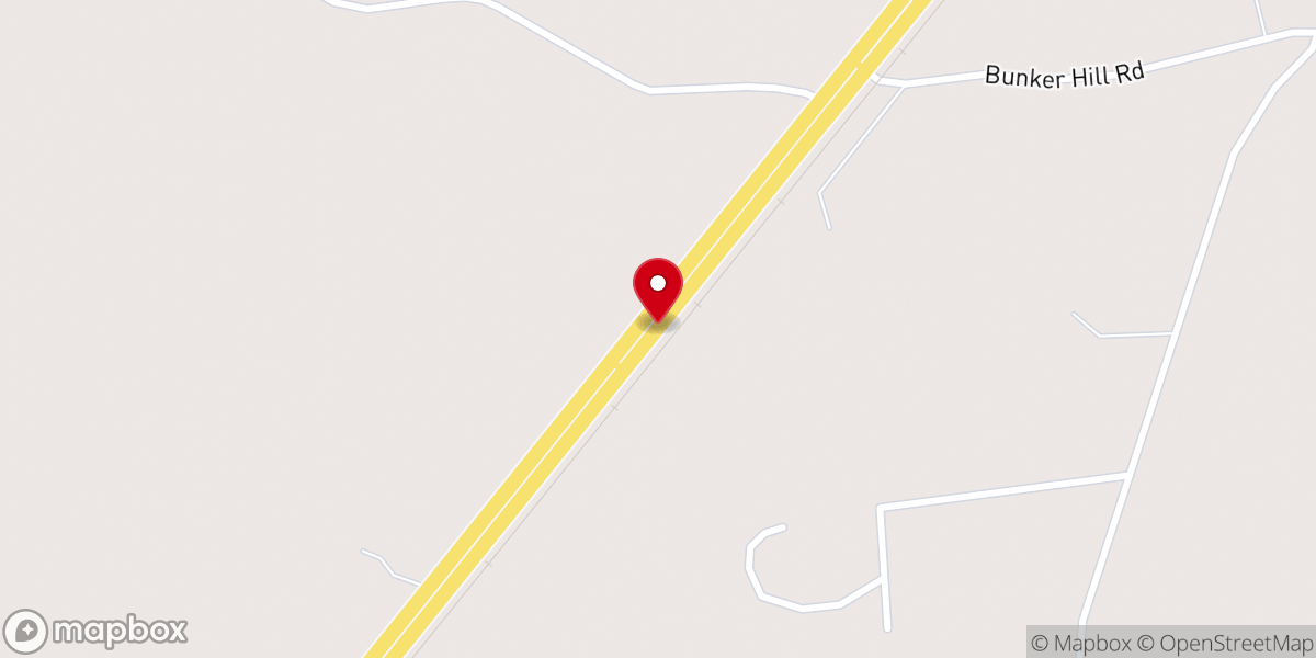 Map showing location of South Mill Creek Church