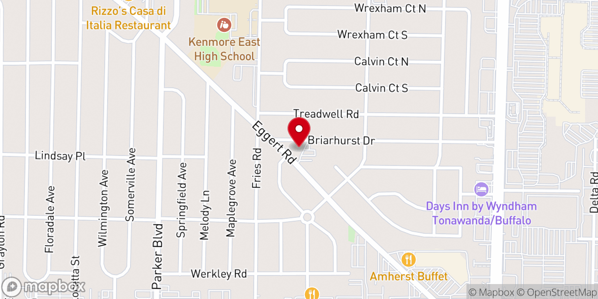 Map showing location of Grace Parkridge Church
