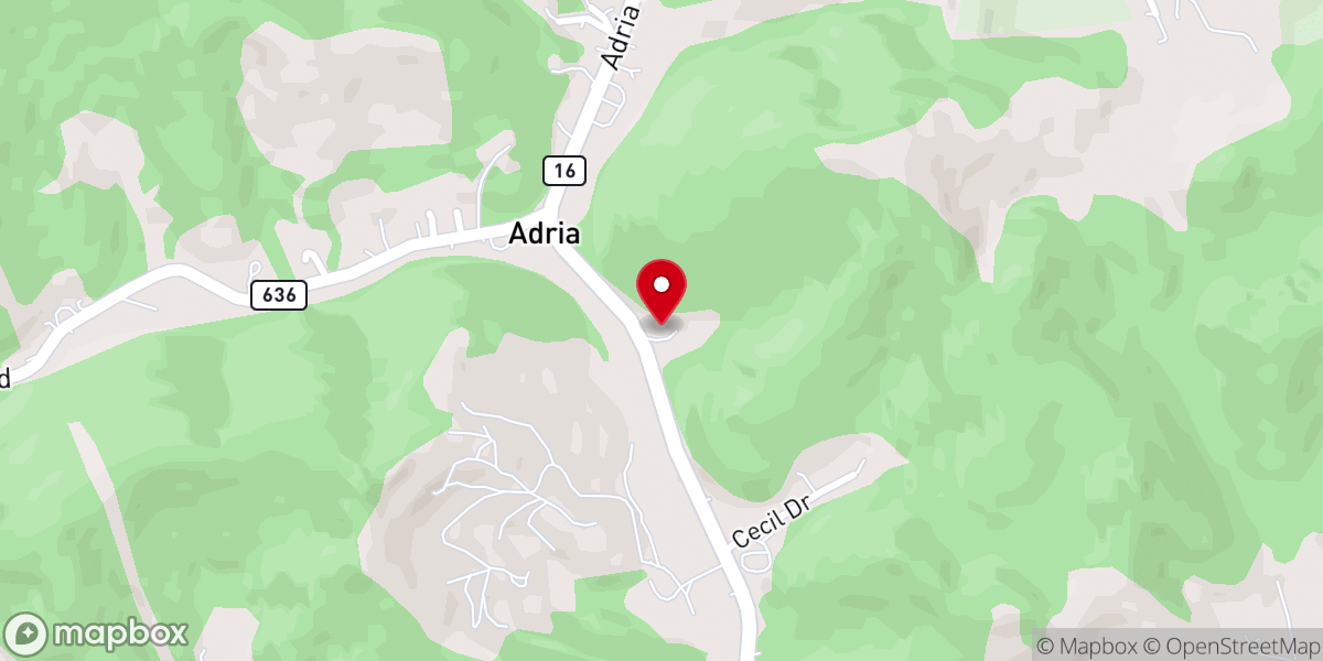 Map showing location of Old Paths Apostolic Church