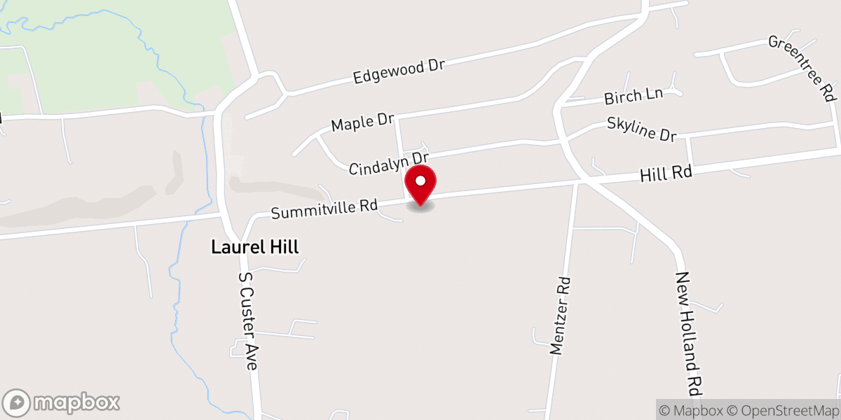 Map showing location of Summitview Christian Fellowship