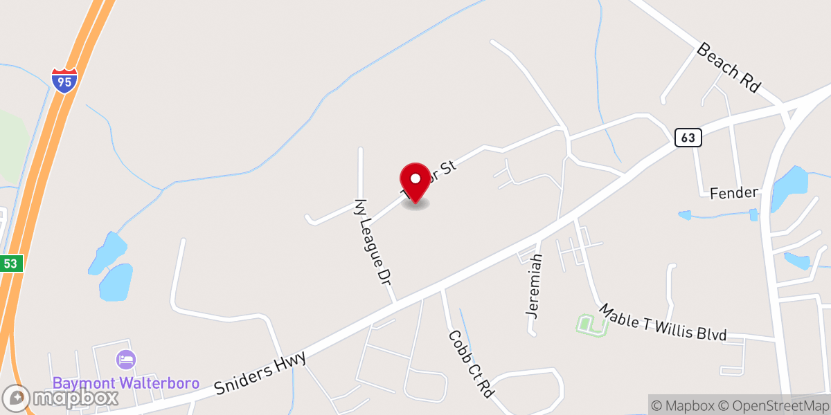 Map showing location of Saint Stephens Church of God In Christ
