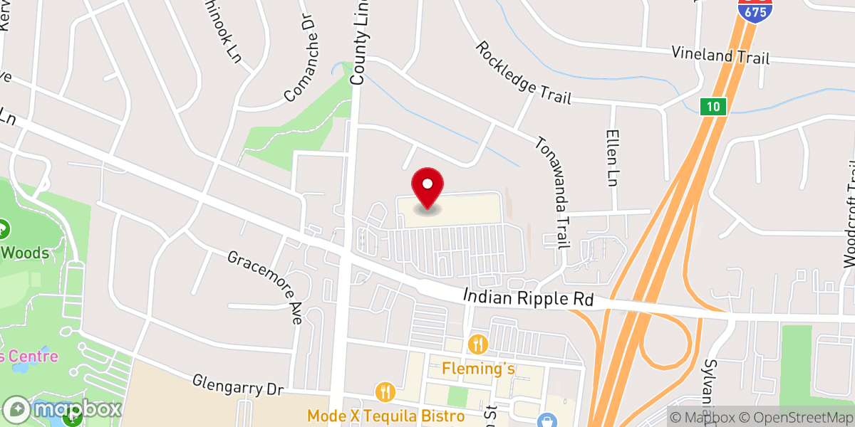 Map showing location of At Home US