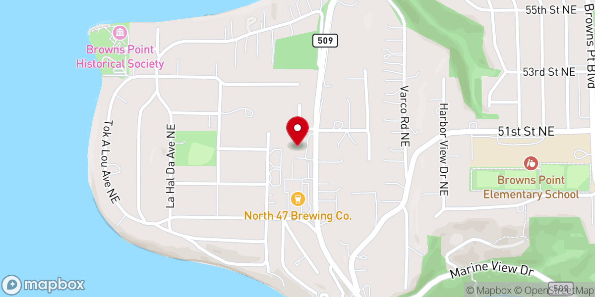 Map showing location of St Matthew Episcopal Church