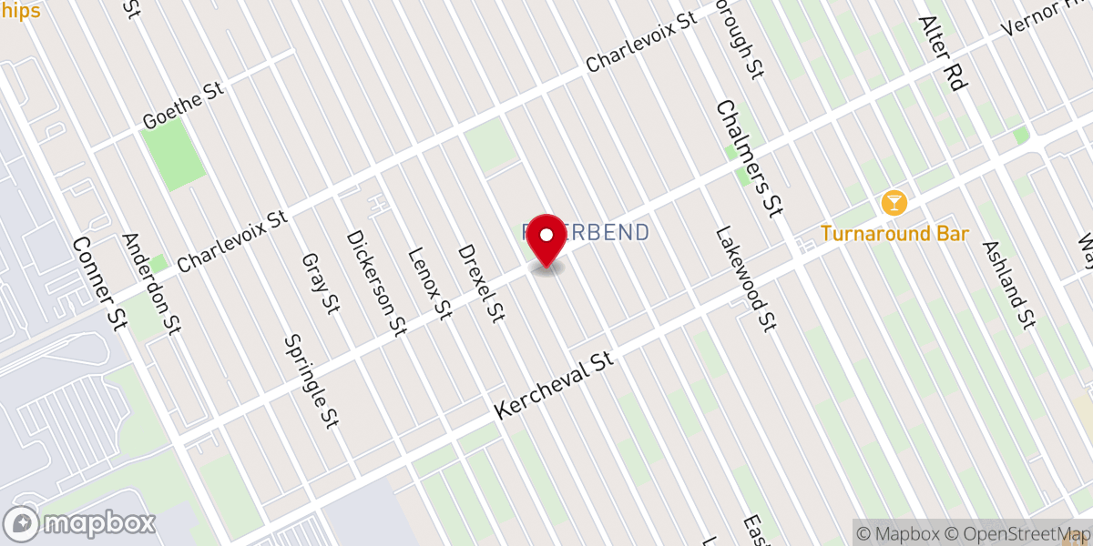 Map showing location of City View Church