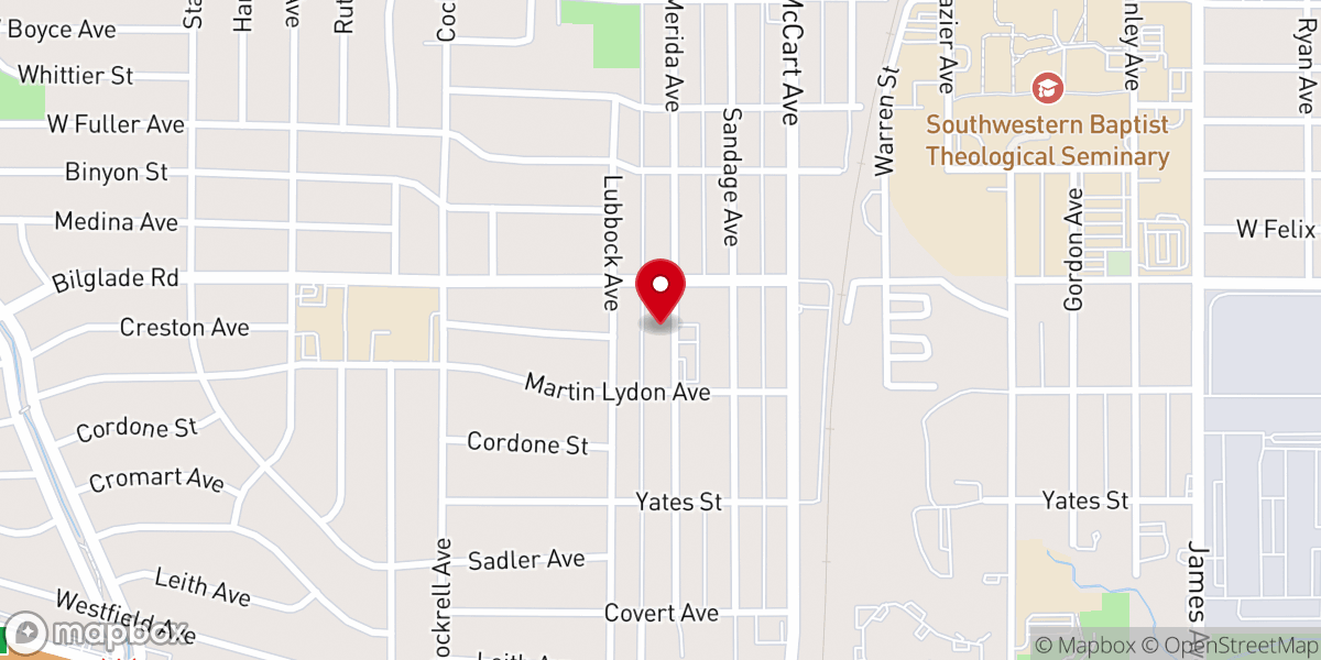 Map showing location of Iglesia Bautista El Buen