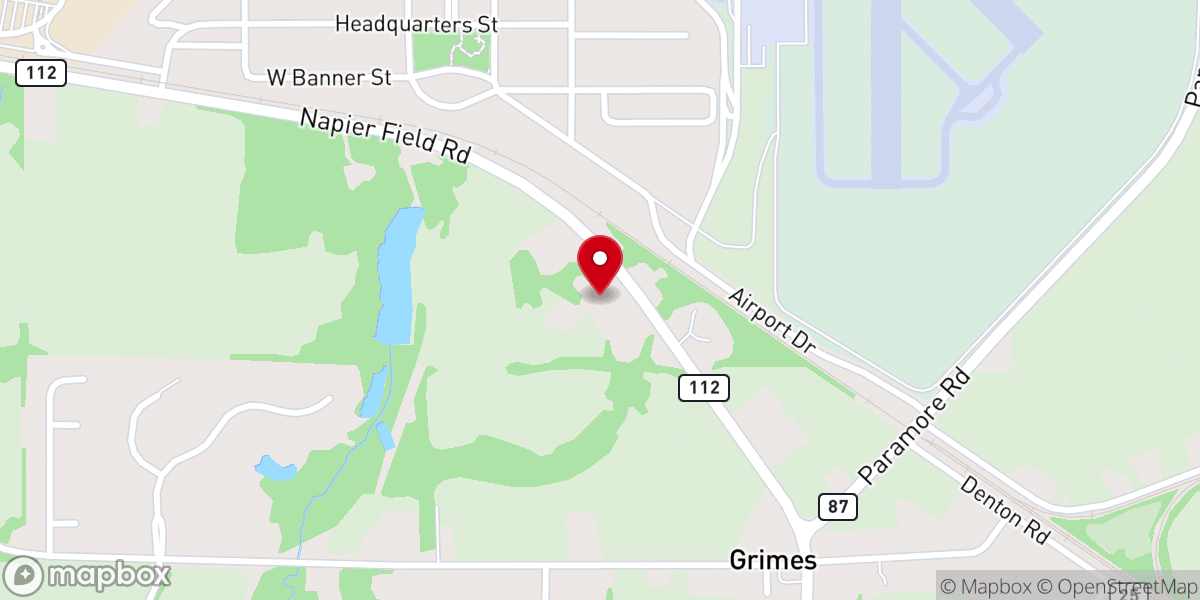 Map showing location of MT. Zion Assembly of God Church