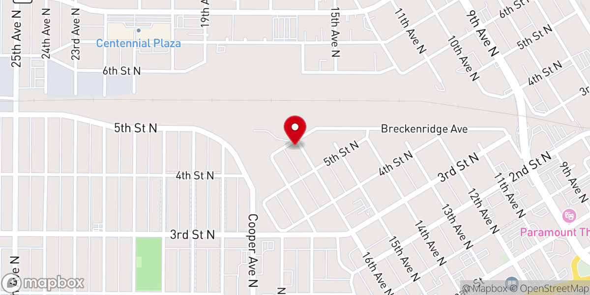 Map showing location of Overcomers International Fellowship - Dream Center