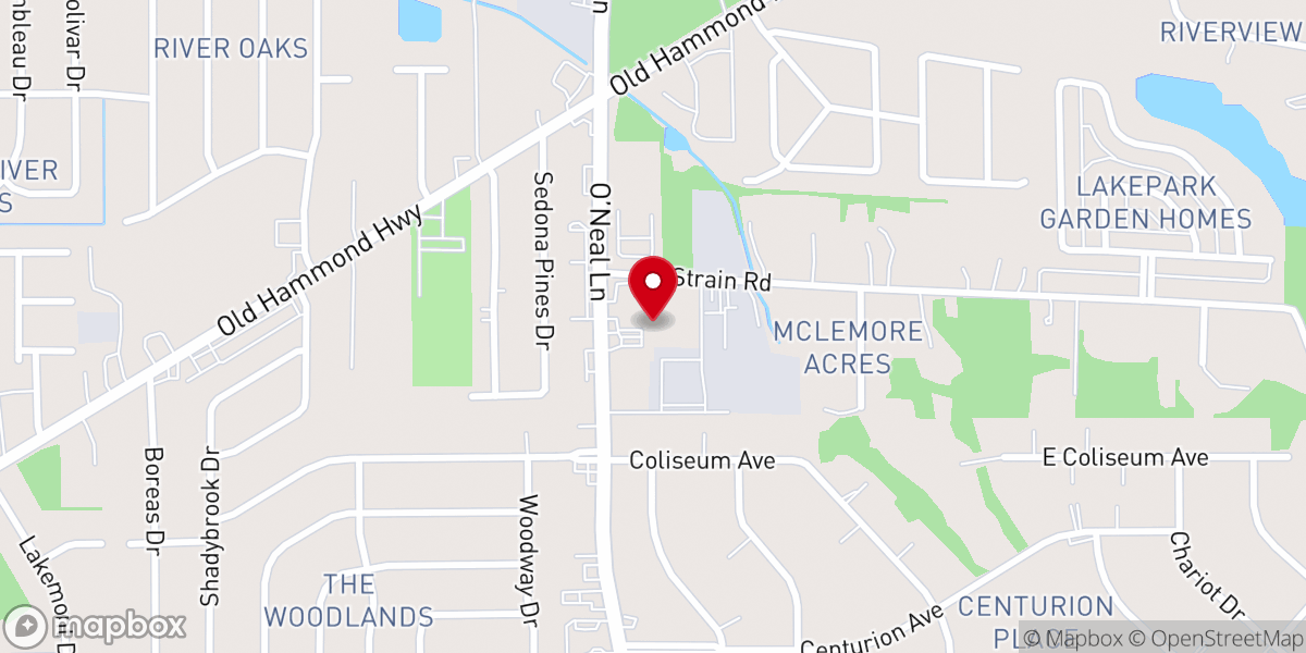 Map showing location of Word of Life Family Church
