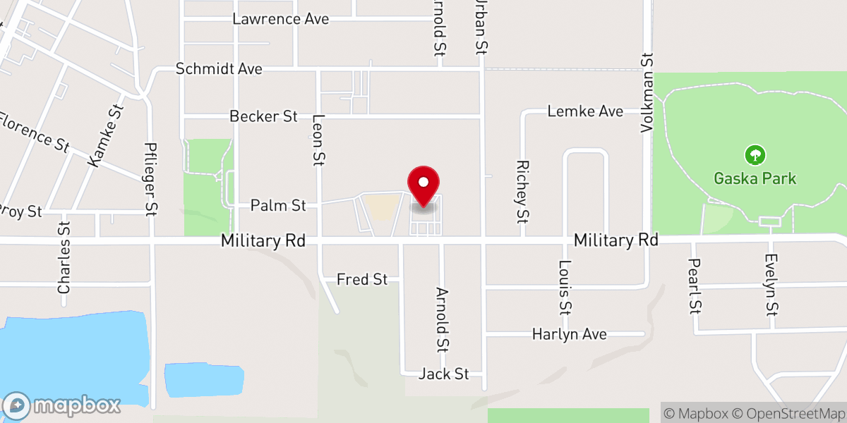 Map showing location of St Mark's Catholic Church