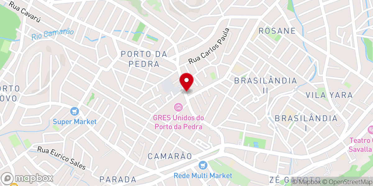 Map showing location of Igreja de Nova Vida Porto da pedra