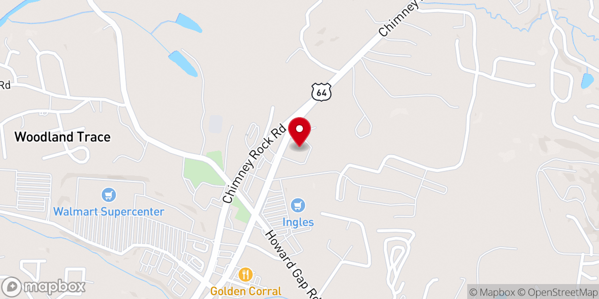 Map showing location of Mt Pisgah Lutheran Church