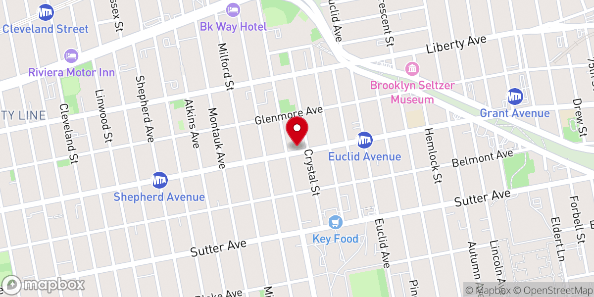 Map showing location of New Jerusalem Holy Church