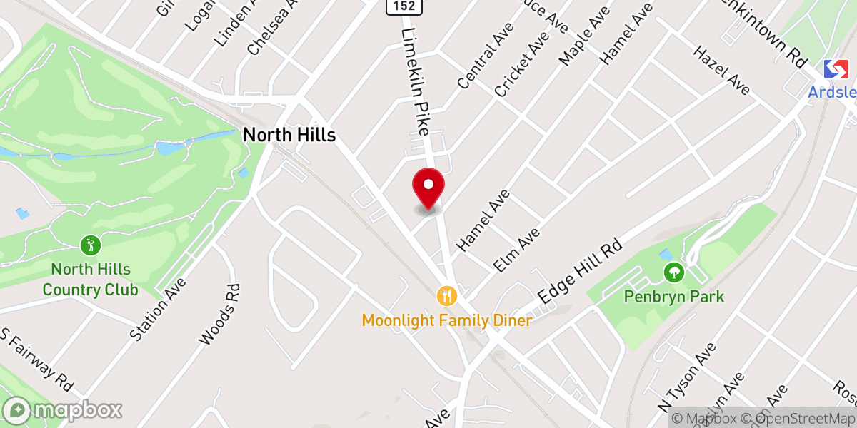 Map showing location of Truehart Wedding Chapel
