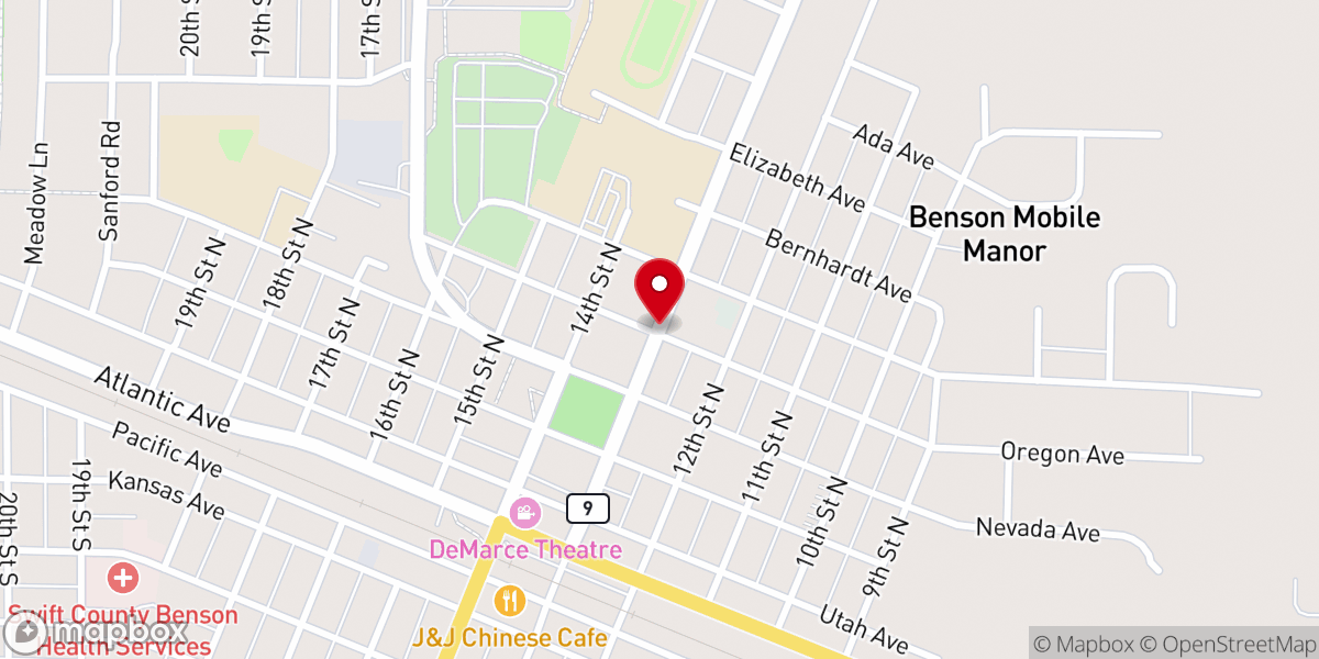 Map showing location of St Isidore the Farmer