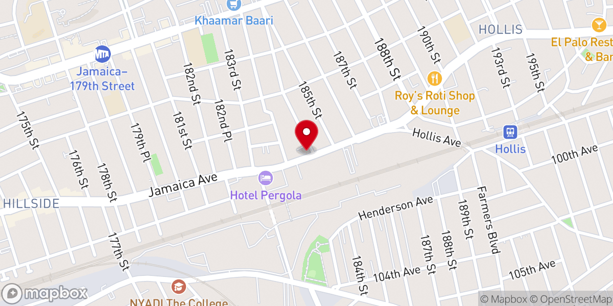 Map showing location of Vida En Abundancia Pentecostal Church