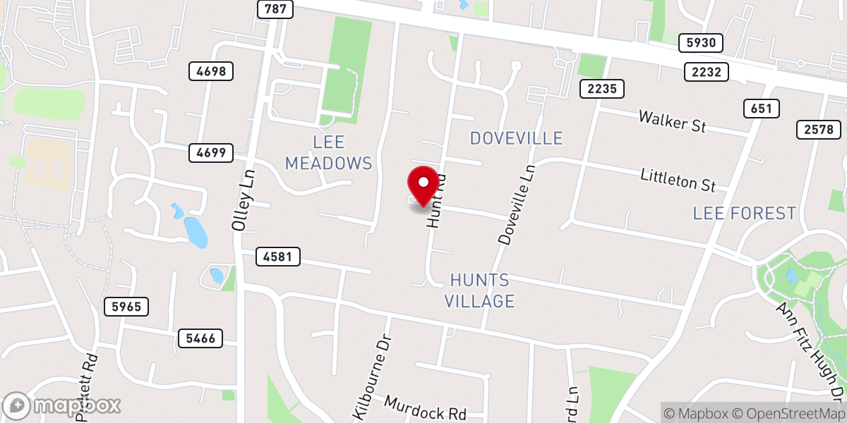 Map showing location of Highview Christian Fellowship