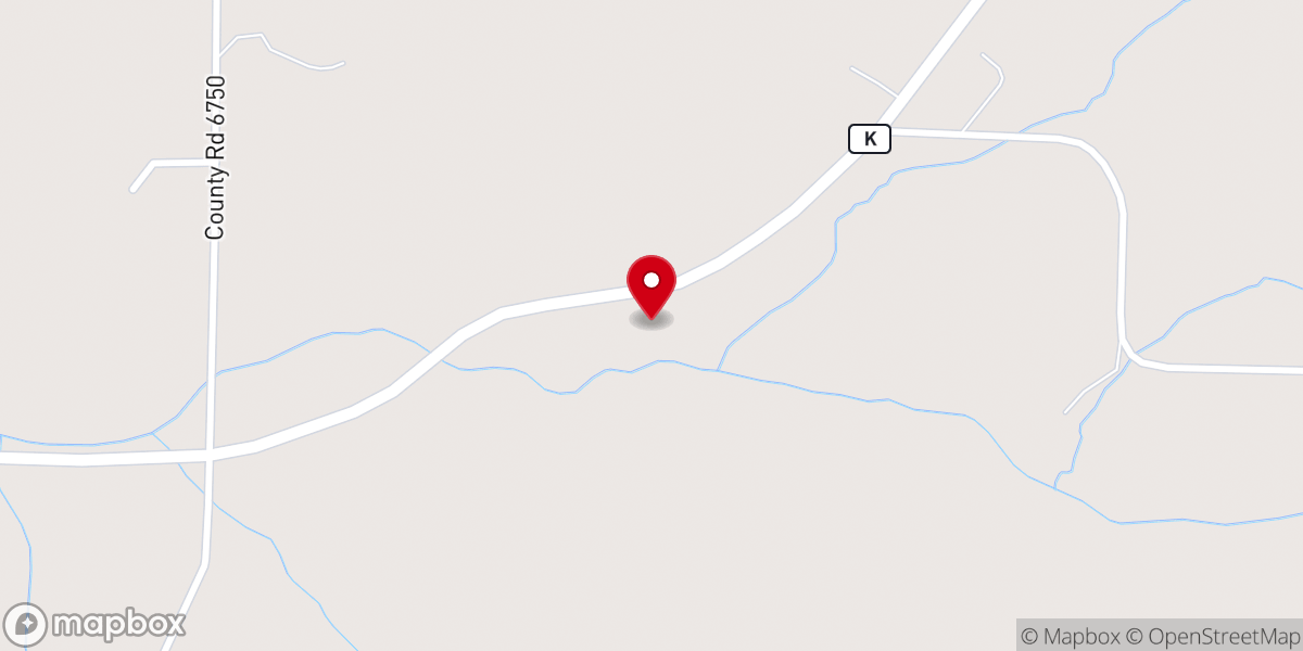 Map showing location of Spring Creek Community Church