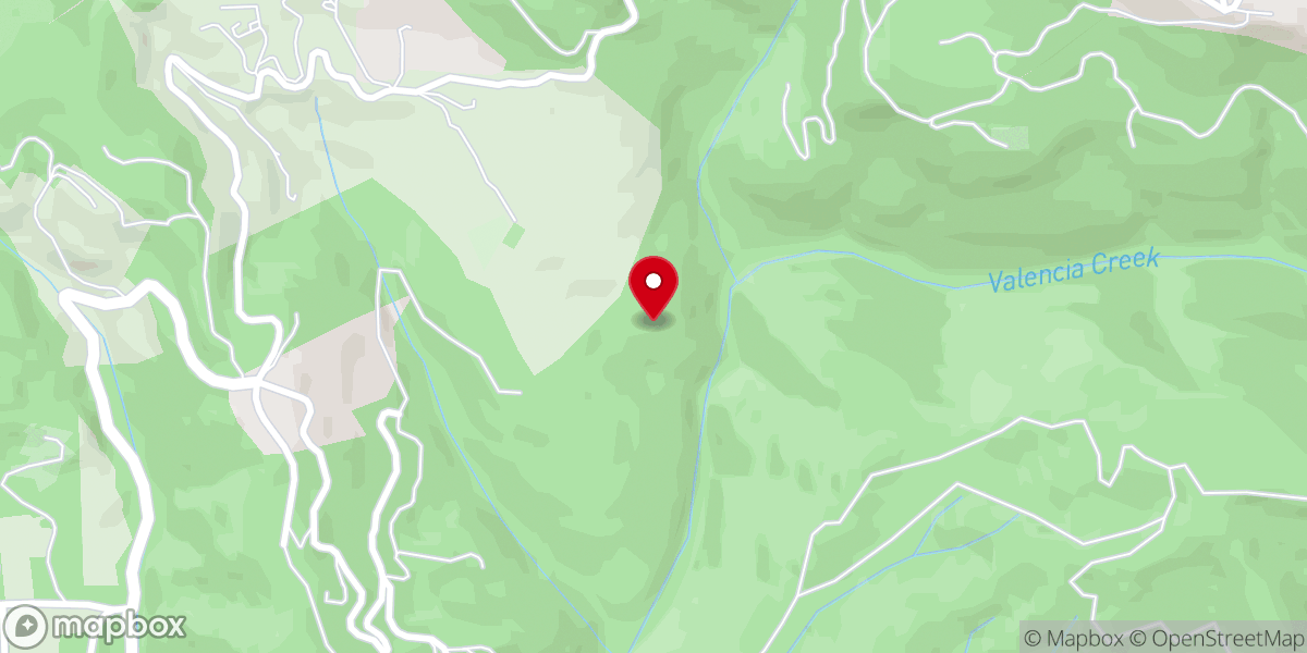 Map showing location of Sparrow Valley Retreat