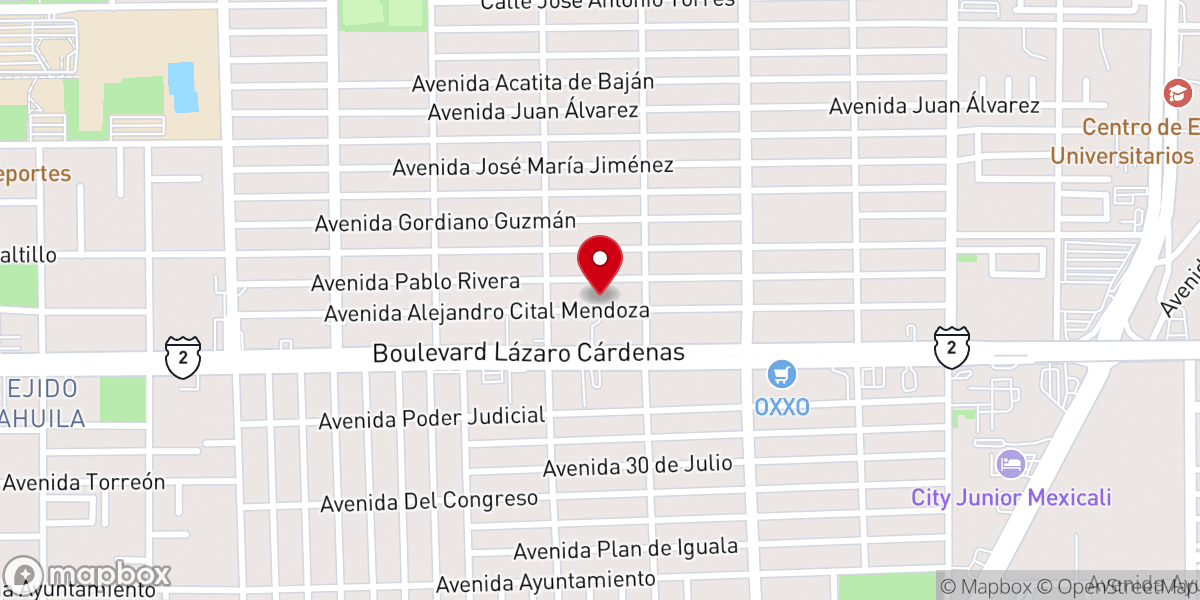 Map showing location of IGLESIA AVA