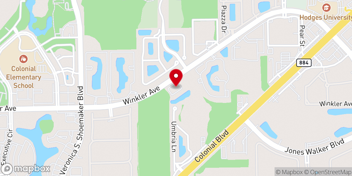 Map showing location of Redeemer Lutheran Church
