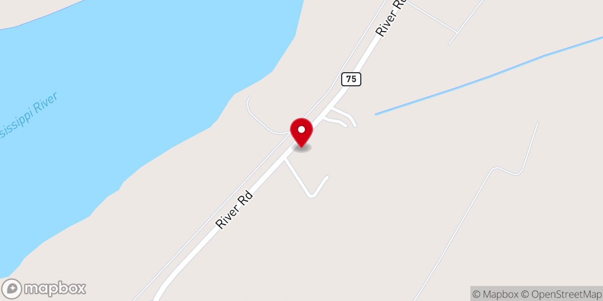 Map showing location of First Mt Olive Baptist Church
