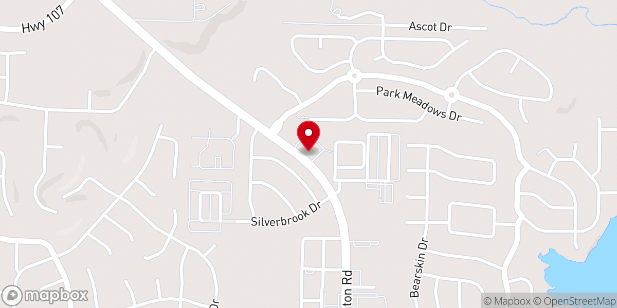 Map showing location of Friendship Baptist Church