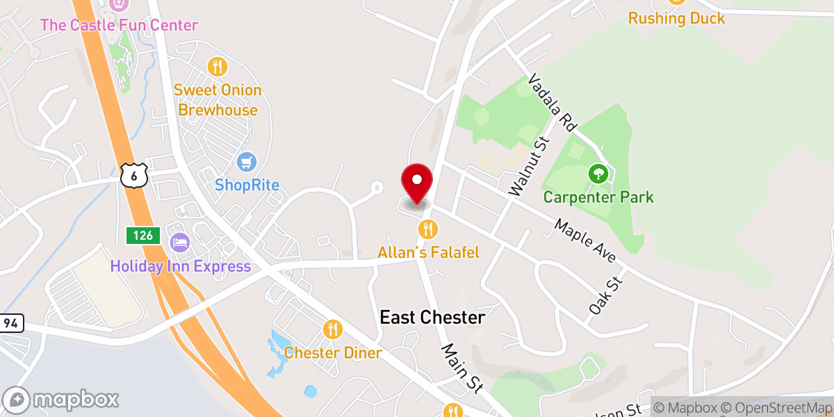 Map showing location of Korean Methodist Church Of Hudson Valley
