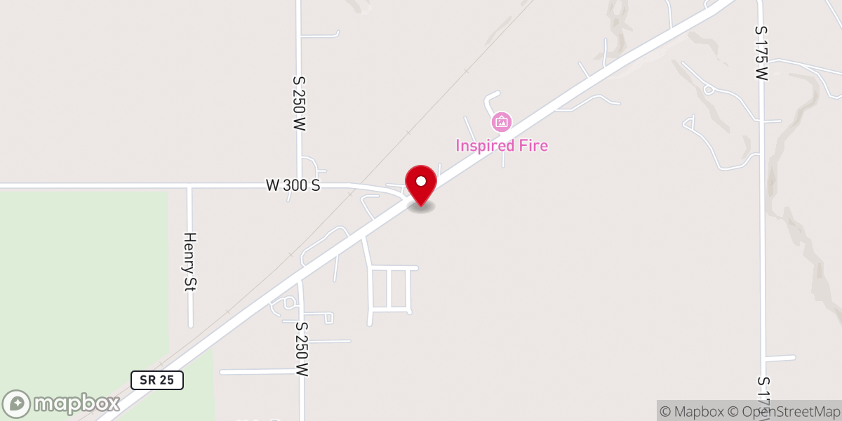 Map showing location of The Rock Apostolic Church