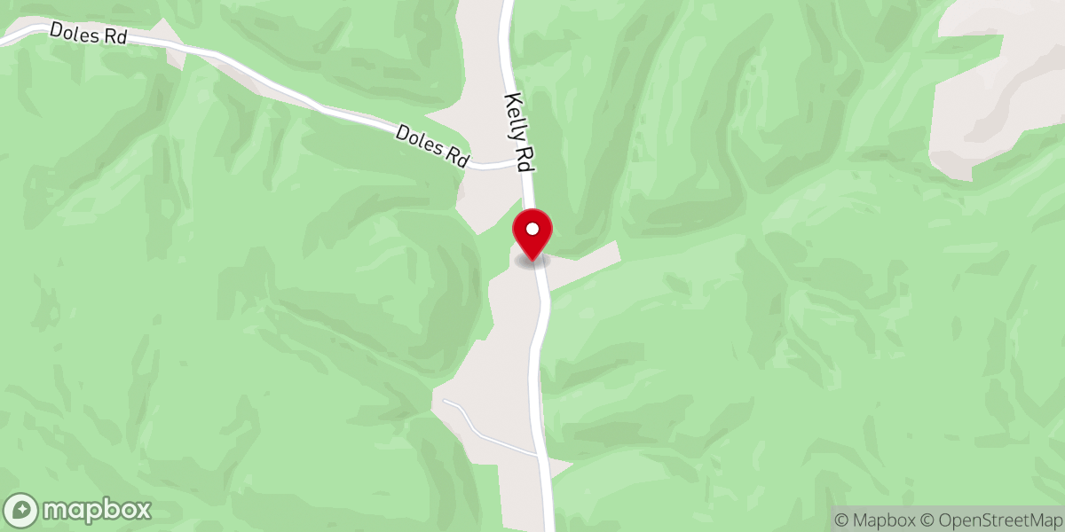 Map showing location of Welcome Chapel
