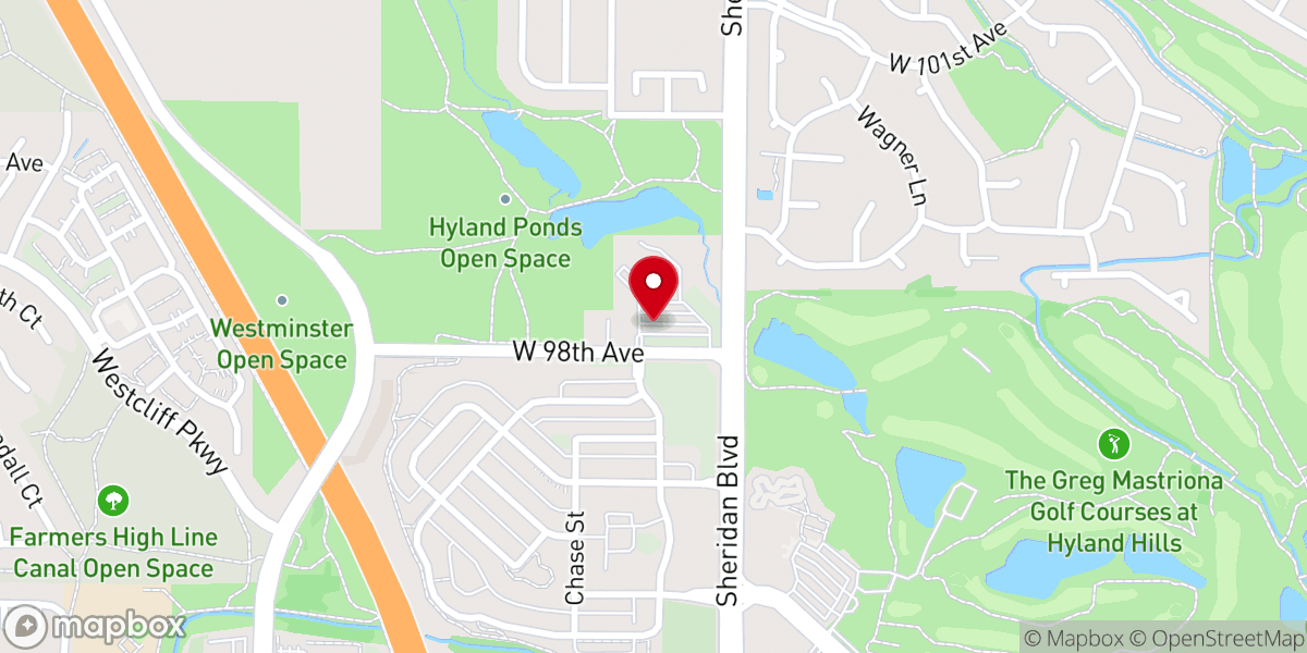 Map showing location of Westminster Farmers Market