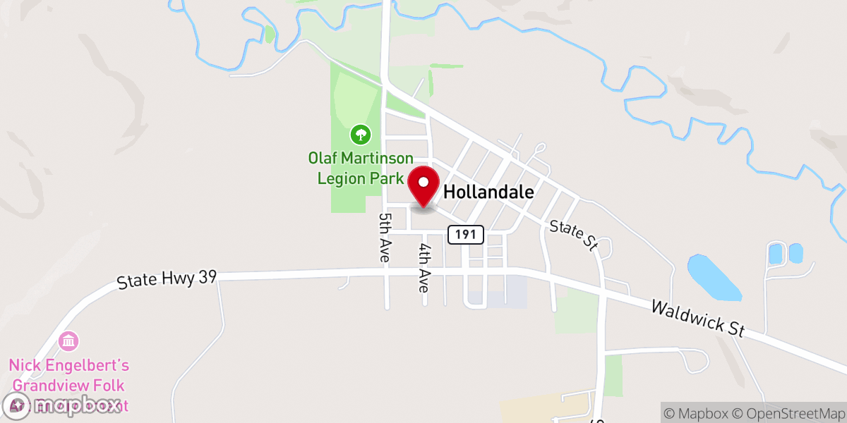Map showing location of St Patrick Catholic Church of Saint Isidore Parish
