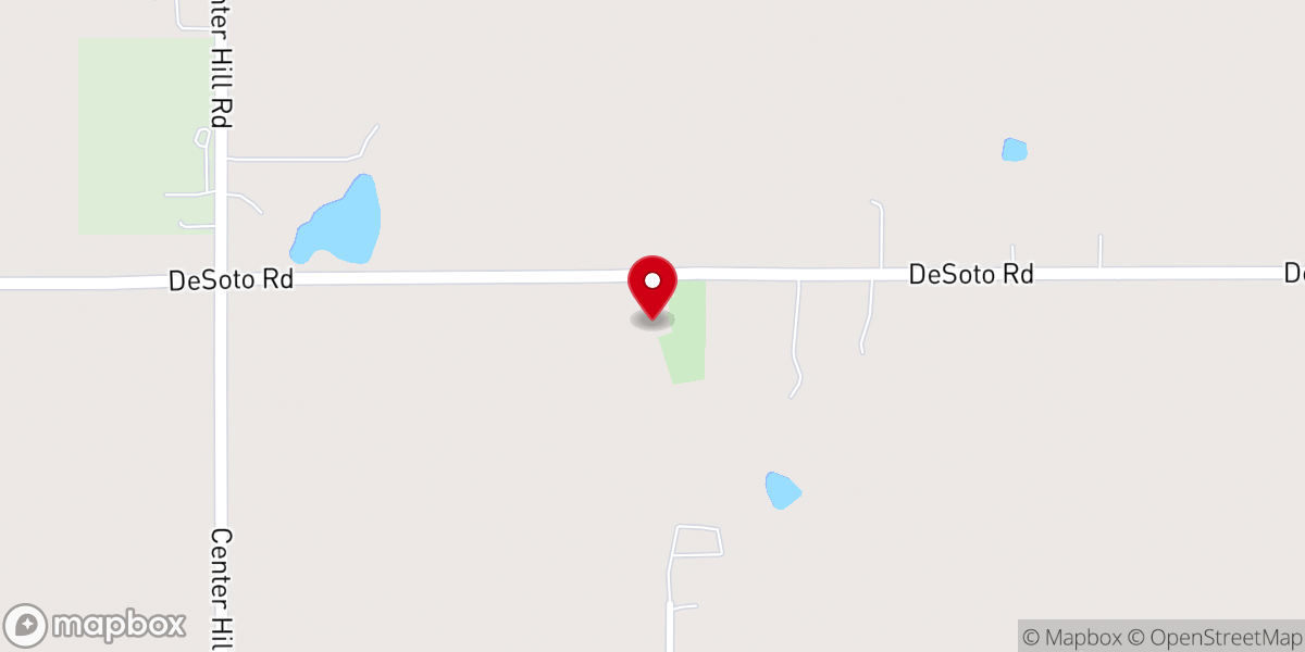 Map showing location of Halliburton Church