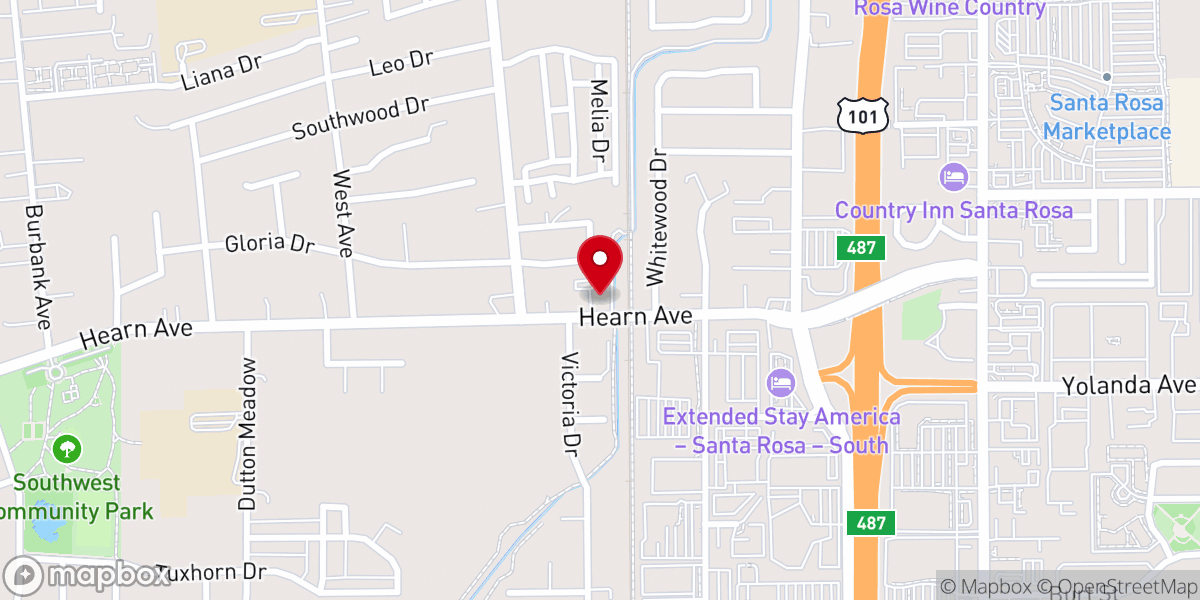 Map showing location of Greater Power House Church of God in Christ