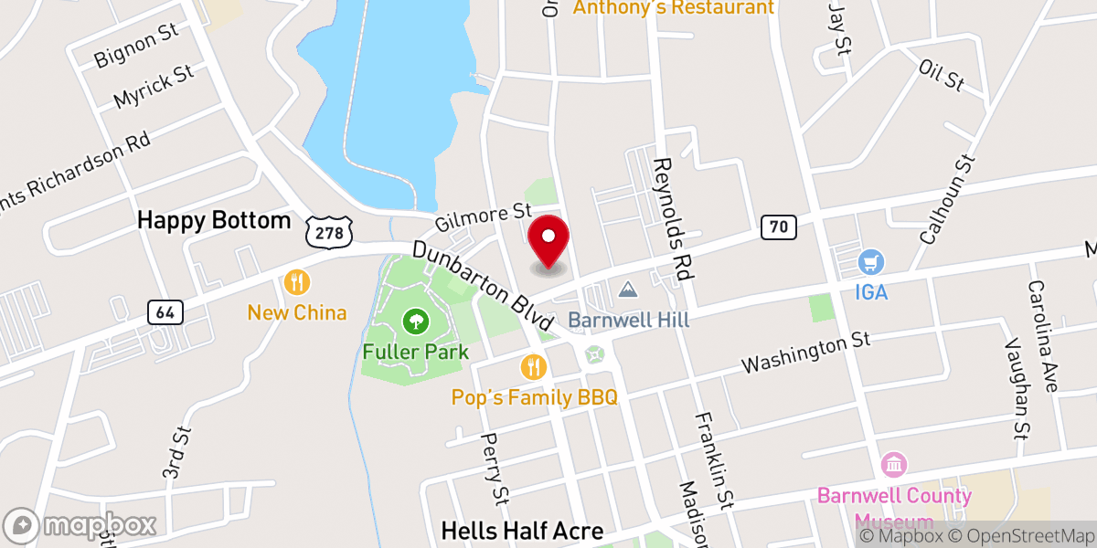 Map showing location of New Beginnings Fellowship