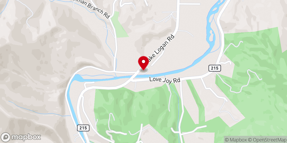 Map showing location of Riverside Baptist Church