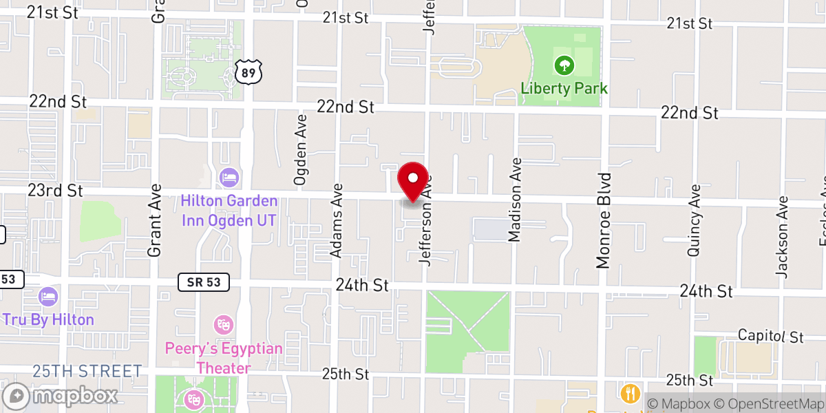 Map showing location of The People's Church (Bilingual)