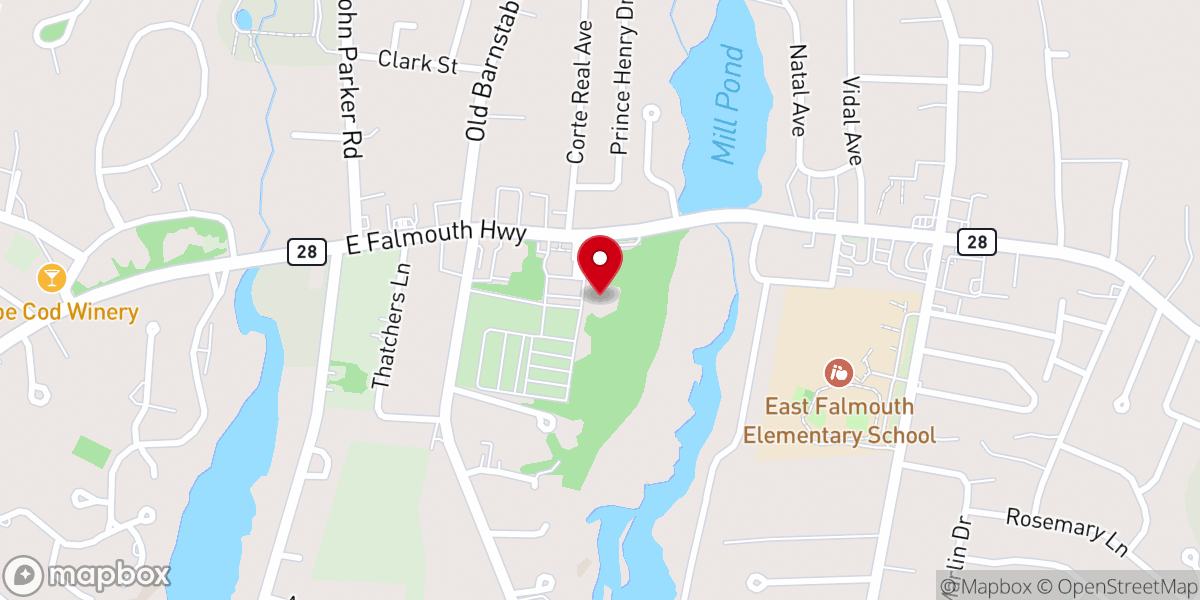 Map showing location of St. Joseph, Guardian of the Holy Family Administrative Offices