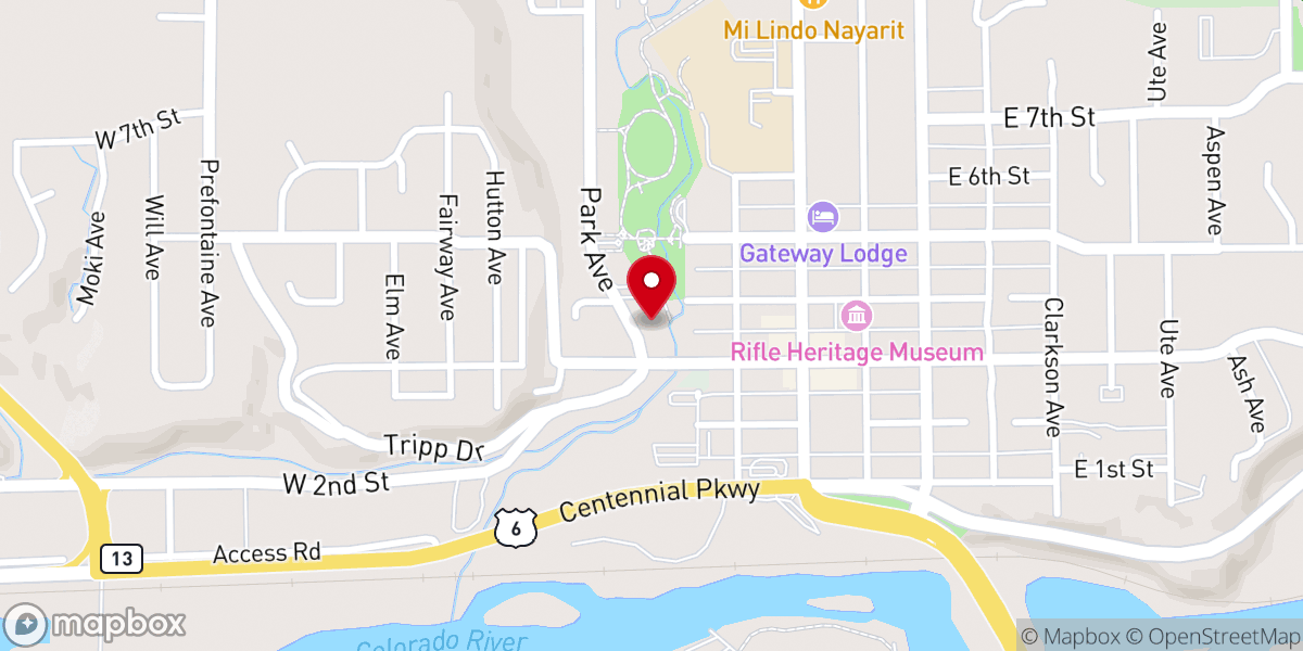 Map showing location of Children's Church